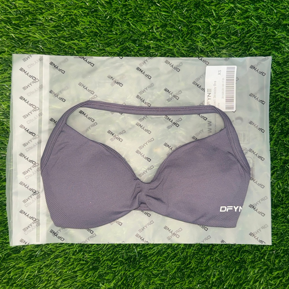 Dfyne impact strappy bra truffle extra small